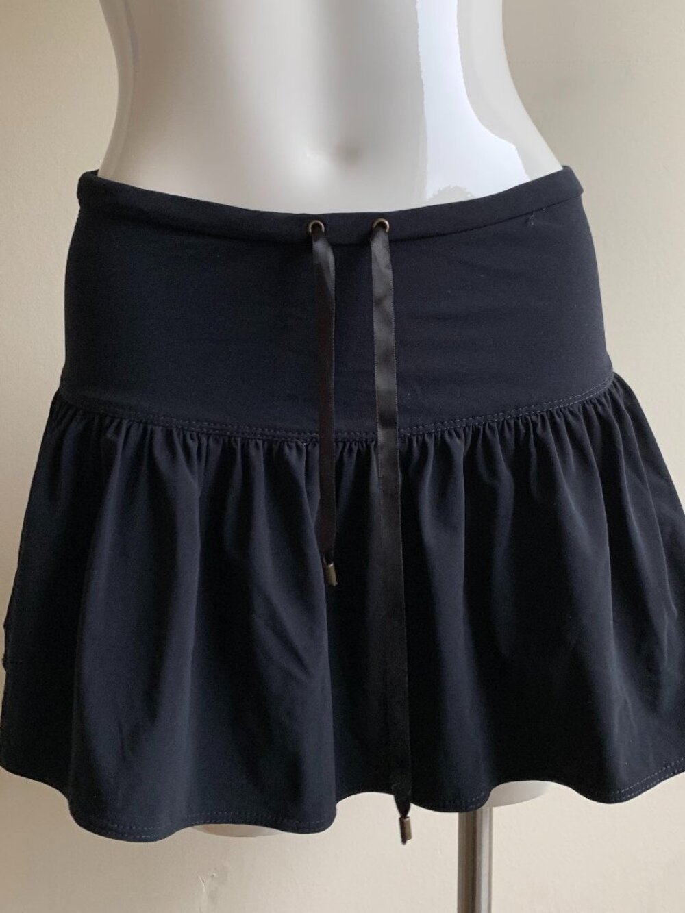 Sauvage "Le Mix" Black cover up swimsuit pull on skirt